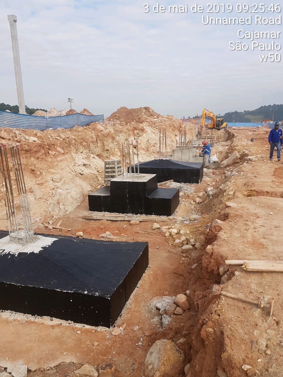 Execução de Obra - Fundação - Galpões - Cajamar-SP